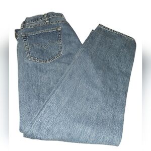 Levis 505 Jeans Mens 40x34 Straight Fit Denim Blue Pants Measures 40x34